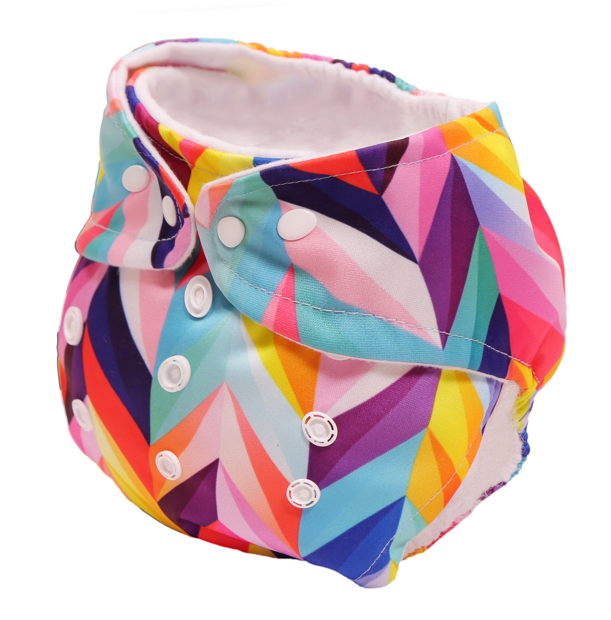 Floral + Rainbow Print