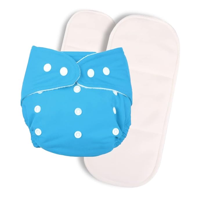 With 2 insert Plain Blue