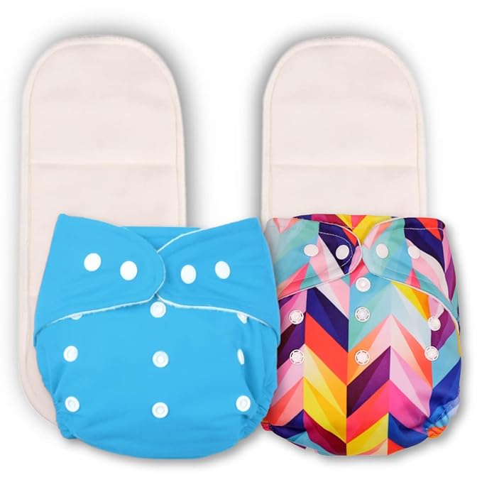 Blue + Rainbow Print