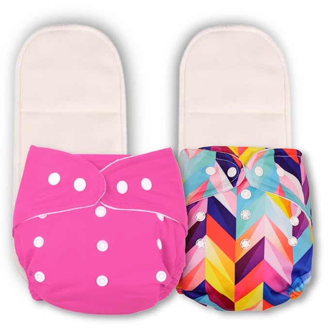 Pink + Rainbow Print