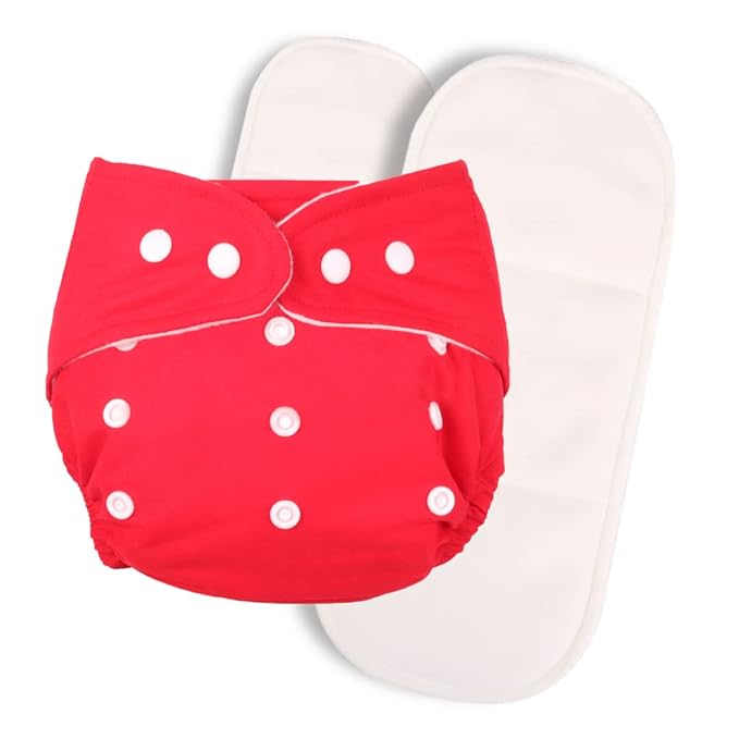 With 2 insert Plain Red