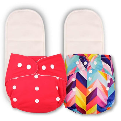 Red + Rainbow Print 