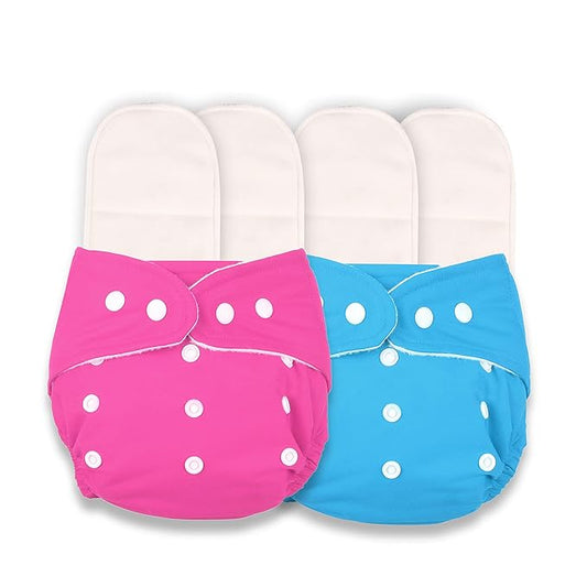 With 4 insert Blue-Pink