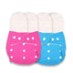 With 4 insert Blue-Pink
